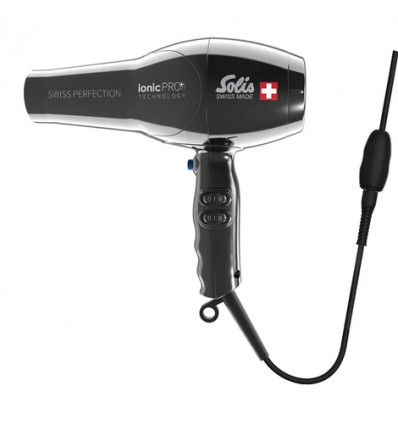 HAARDROGER SOLIS 360 IONIC PRO ZWART