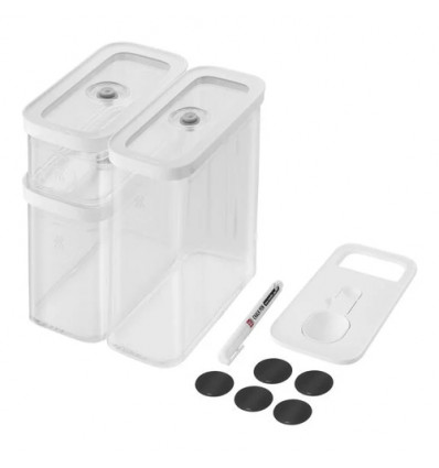 3DEL SET FRESH&SAVE CUBE 1xM 1x2M 1x3M OOK VOOR GEBRUIK MET VACUUMPOMP