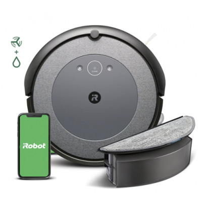 ROBOT STOFZUIGER ROOMBA i5 COMBO I5178 met extra vochtcontainer