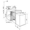 INTEG. KOELKAST IRSE3900 LIEBHERR 88CM Plaatsing: +65 euro