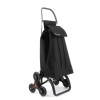 SHOPPER TROLLEY MET 6 WIELEN ZWART LN6 BOODSCHAPPENWAGEN SAQUET LN6
