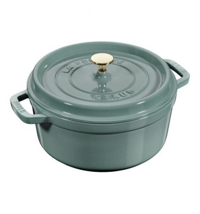 KOOKPOT ROND 24CM EUCALYPTUS STAUB COCOTTE 3.7L