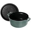 KOOKPOT ROND 24CM EUCALYPTUS STAUB COCOTTE 3.7L