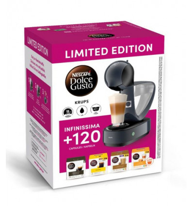 DOLCE GUSTO YY5294 INFINISSIMA GREY KRUPS NESCAFE met 120 capsules