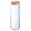 VOORRAADPOT SPAGHETTI 2L PURE JAR WOOD D10.5xH31.4cm
