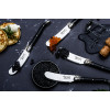 SET 4 BOTERMESJES LAGUIOLE ZWART
