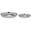 2 ZEEVRUCHTENSCHALEN 26+35CM RVS