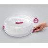 TAARTSTOLP 30x15cm REGELBARE HOOGTE 8-15CM DOLCEFORNO