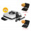 WAFELIJZER WA102A 4X7 +GALETVORM FRI FRI 1200W GRIJS met Cool Touch