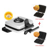 WAFELIJZER WA102A 4X7 +GALETVORM FRI FRI 1200W GRIJS met Cool Touch