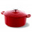 KOOKPOT ROND 26CM GIETIJZER ROOD BK CHILI RED BOURGOGNE