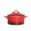OVENSCHOTEL MET DEKSEL 0.2L ROOD ROND