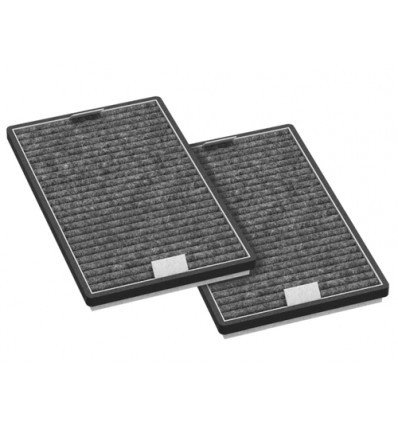 SET 2 KOOLSTOFFILTERS DKF19-P MIELE DAMPKAP DA23x0 DA266x DA269x DA35xx DA36xx