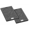 SET 2 KOOLSTOFFILTERS DKF19-P MIELE DAMPKAP DA23x0 DA266x DA269x DA35xx DA36xx