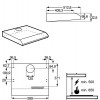 DAMPKAP DU4361W WIT AEG ONDERBOUW 60CM