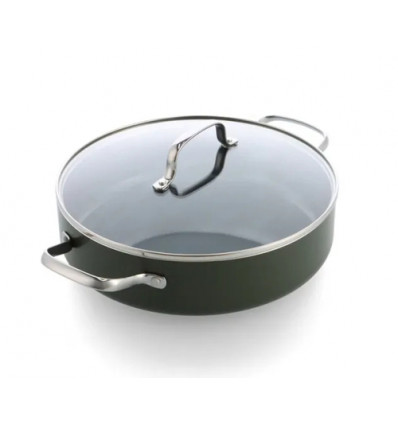 STOOFPAN 28CM DAGELIJKSE KOST GREENPAN JEROEN MEUS SAUTEUSE HAPJESPAN M DEKSEL