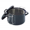 FRITUURPAN 24CM BK FORTALIT MET FRITMAND VERLAKT EMAIL