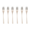 6 TAARTVORKEN SAMBONET TASTE ANTIQUE CHAMPAGNE