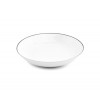 DIEP BORD WIT ZWART COUPE 21x4cm BONBISTRO
