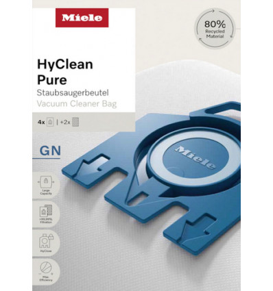4+2 STOFZAK GN MIELE 400-600-800 S2 S5 S8 HYCLEAN PURE/4ZAK + MOTOR+LUCHTFILTER