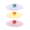 GLASDEKSEL D12cm SILICONE HART ASSORTI