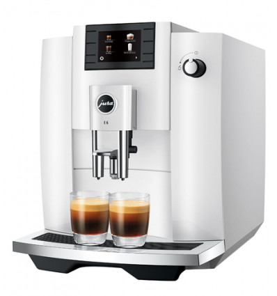 ESPRESSO VOLAUTOMAAT E6 WIT EC JURA NEW PIANOWHITE