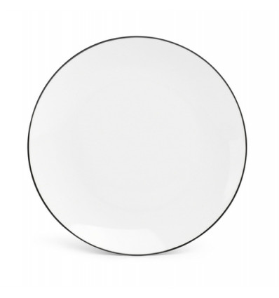 PLAT BORD WIT ZWART 26.5cm BONBISTRO