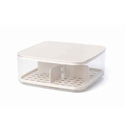 KAASDOOS AMUSE+ LARGE SAND TRITAN BEWAARDOOS 24x24x9.6cm KAASAFFINEUR VAN TRICHT