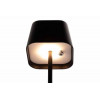 TAFELLAMP MALTA ZWART OPLAADB LED LAMP DIMBAAR D9xH21cm