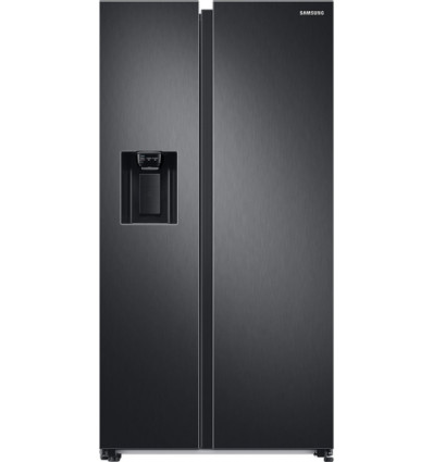 SIDE-SIDE/KOELK RS68A884CB1/EF SAMSUNG ZWART, 5jaar WB | Plaatsing:+65 euro