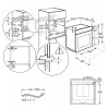 INBOUWOVEN BPE535E70B AEG PYROLYSE ZWART Plaatsing: +65 euro