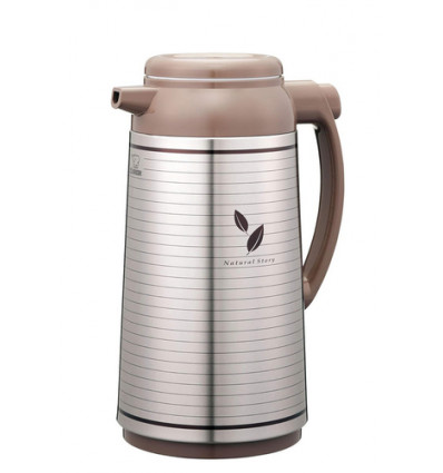 THERMOS 1,9L AFFB SATIN LEAF ZOJIRUSHI AFFB-19XT MOKKA ZILVER