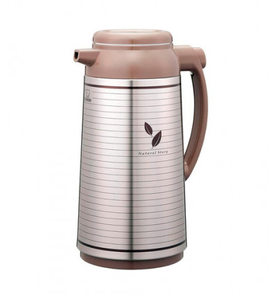 THERMOS 1L AFFB SATIN LEAF ZOJIRUSHI AFFB-10XT MOKKA ZILVER