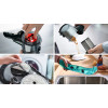 STEELSTOFZUIGER BCS712HYG5 BOSCH AQUA MET AQUAFUNCTIE | 2 BATTERIJEN