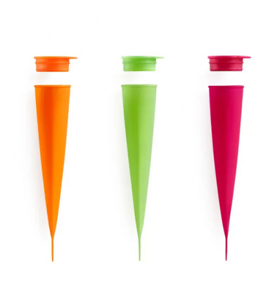 3 IJSVORMEN PUSH-UP SILICONE MIXED LEKUE IJSVORM