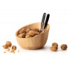 SCHAAL ROND MET NOTENKRAKER 19xH12.5cm RUBBERWOOD CONTINENTA