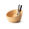 SCHAAL ROND MET NOTENKRAKER 19xH12.5cm RUBBERWOOD CONTINENTA