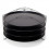 SET 4 PIZZAPLATEN 33CM MET HOUDER