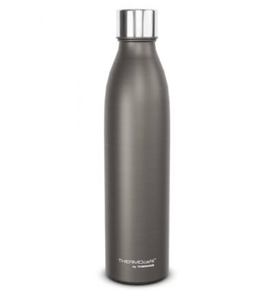 DRINKFLES THERMOS 0,75L MATGRIJS STOP&GO