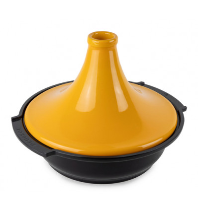 TAGINE 30CM SAFFRAAN GEEL PEUGEOT INDUCT voor 4 tot 6 personen, 3.1L inhoud