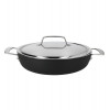 SAUTEUSE 28CM MET INOX DEKSEL 2 HANDVAT. ALU PRO 5 CERAFORCE