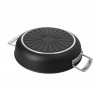 SAUTEUSE 28CM MET INOX DEKSEL 2 HANDVAT. ALU PRO 5 CERAFORCE
