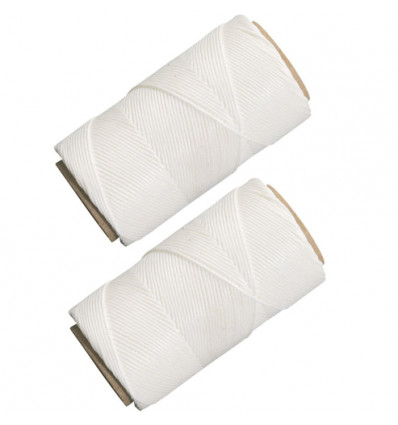 KEUKENDRAAD 60METER 2STUKS BIND TOUW GRILLEN BRADEN POLYESTER