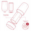 ACTIEVE WIJNKOELER HEXO GRAFIET VACUVIN ACTIVE COOLER WINE RAPID ICE