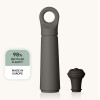 WIJNPOMP VACUVIN LOOP GRAFIET + 1 STOP WIJNBEWAARDER
