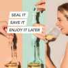 WIJNPOMP VACUVIN LOOP SAND MET 1 STOP WIJNBEWAARDER