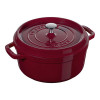 KOOKPOT ROND 24CM BORDEAUX STAUB 3.8L COCOTTE