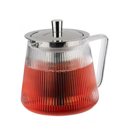 THEEPOT GLAS 800ML RVS FILTER INFUSA GEFU THEEKAN