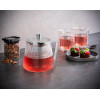 THEEPOT GLAS 800ML RVS FILTER INFUSA GEFU THEEKAN