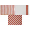 SET 3 KEUKEN HANDDOEKEN ROEST 50X70CM STOFF